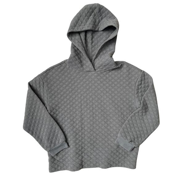 Madewell (Re)Sourced Quilted Hoodie & Jogger Set Sunfaded Indigo Size Small - Picture 6 of 12